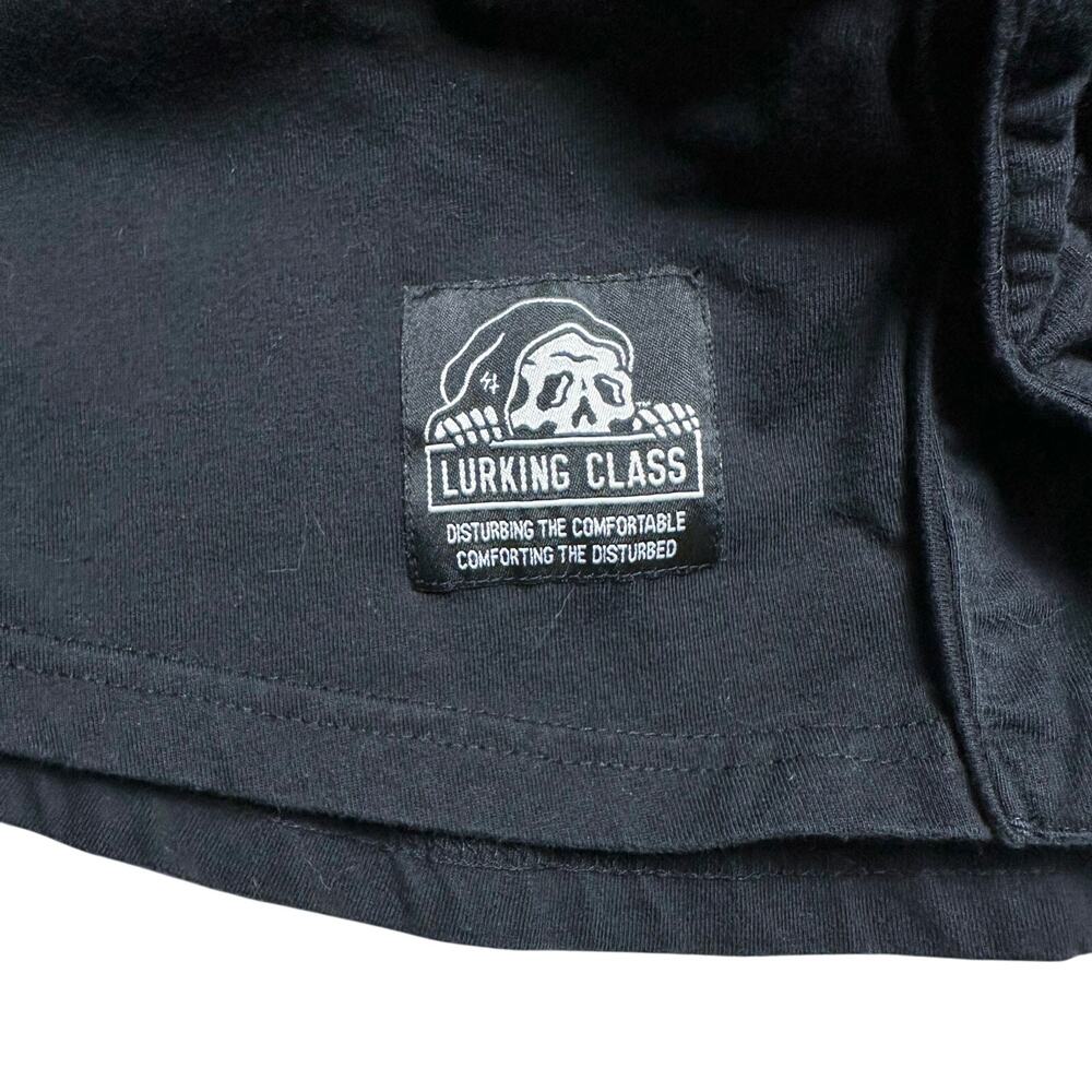 Lurking Class | Men | Sketchy Tank Lurker Black Embroidered Baseball Shirt | M-L - Picture 9 of 13